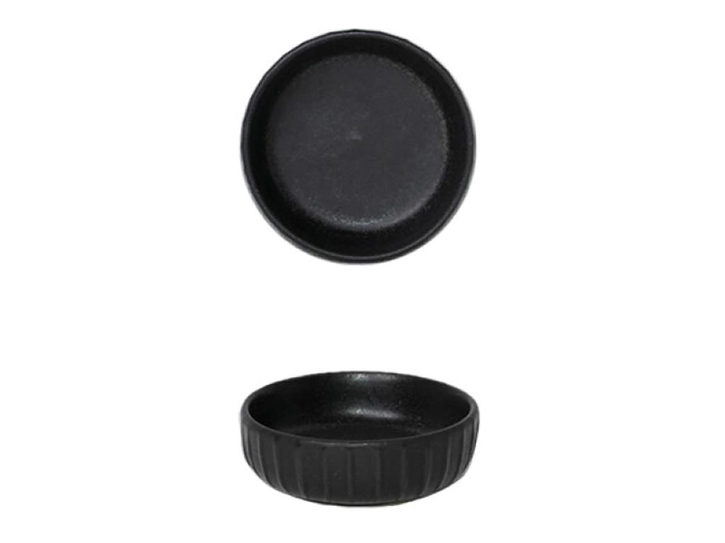 Bowl Low Ø7 cm Black Gordion