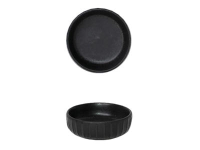 Bowl Low Ø7 cm Black Gordion