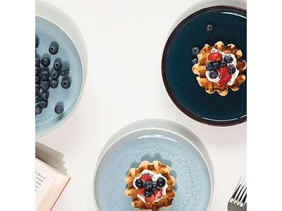 Crafted Plate Ø21 cm Denim