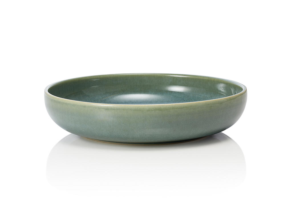 Plate - Stoneware - Green - 22cm - 800ml - 50x220x220mm