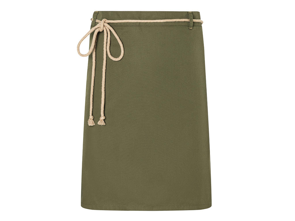 Apron with pocket and string Green 90x55 cm