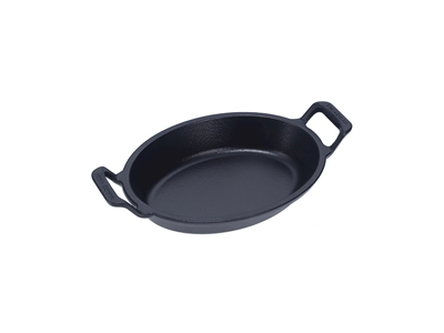 Oval baking pan 20x14 cm, Victoria, cast iron