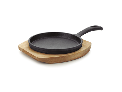 Grill pan, cast iron mini Ø13 cm
