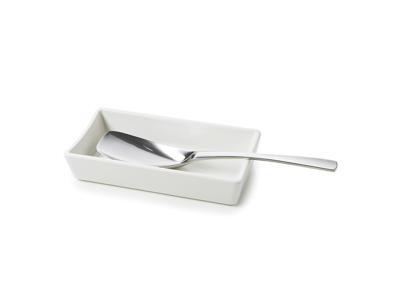 Holder for spoon 20x10 cm Satin White Revolution 2