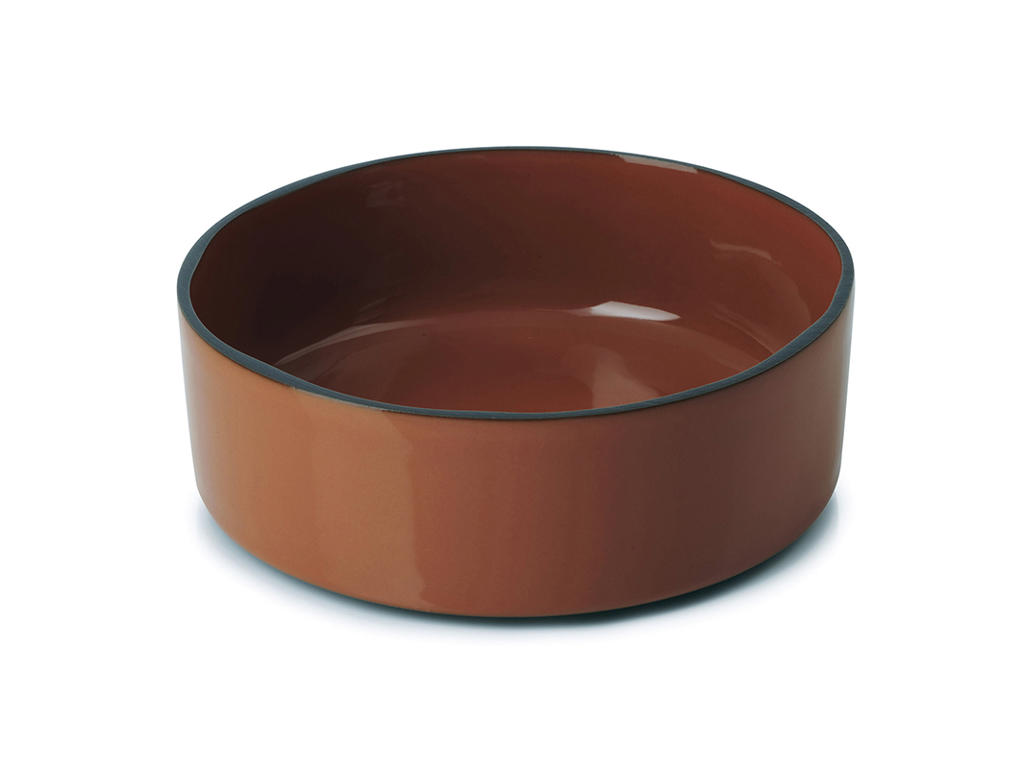 Plate Ø14 cm Brown Caractere
