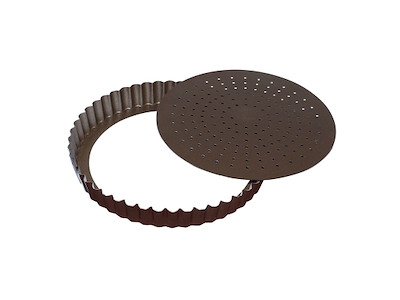 Pie dish Non-stick perf. w/Loose bottom Ø22