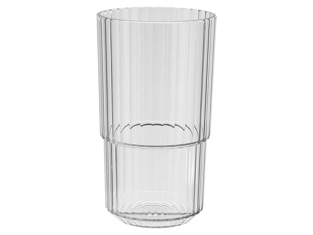 Stackable glass 50cl plastic