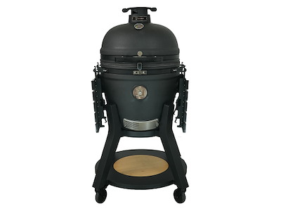 Kamado L Pro Smooth Mat Sort inkl. Cover