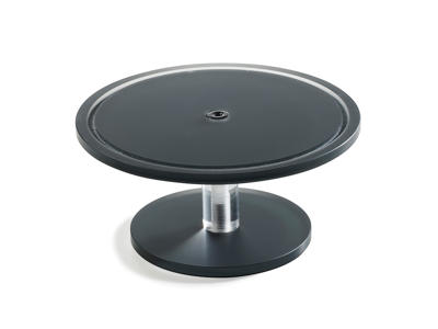Cake stand on foot 23 cm Anthracite Mealplak