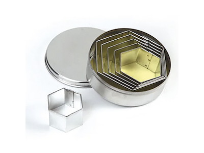 Cutter set Hexagon 6 pcs 45-90mm