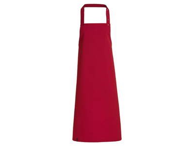 Smock apron w/o pockets red 70x100