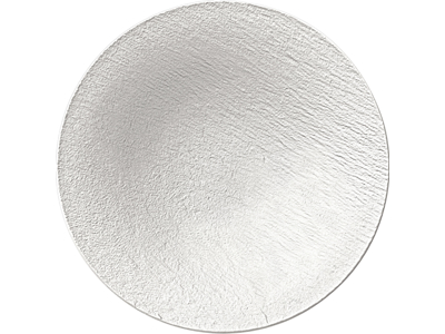 The Rock deep plate white Ø29 cm