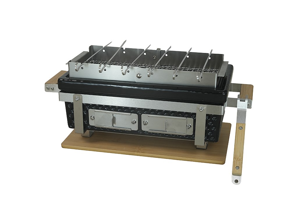Kamado Bordgrill Sort 35x17cm 