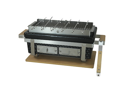Kamado Bordgrill Sort 35x17cm 