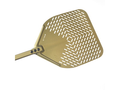 Pizza shovel Ø33 cm perf. 150 cm Gold