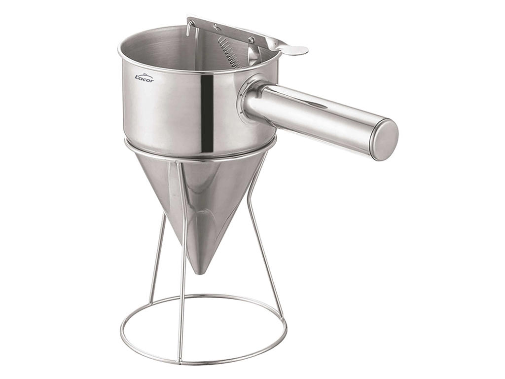 Portion funnel with foot 1.25 ltr 8mm