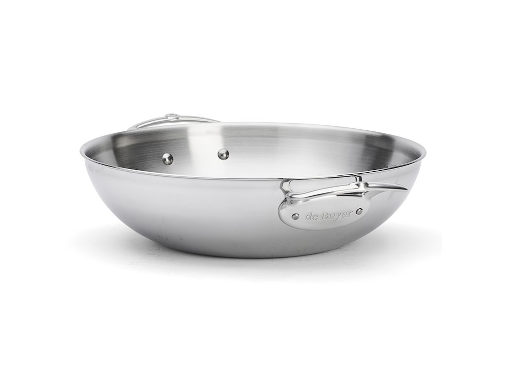 De Buyer Affinity wok with two handles Ø32 cm