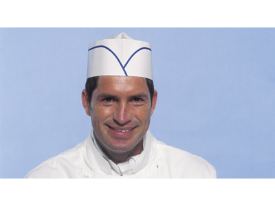 Slanting hat blue stripe with paper on top per 100