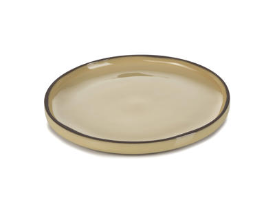 Plate Bread Ø11 cm Beige Character