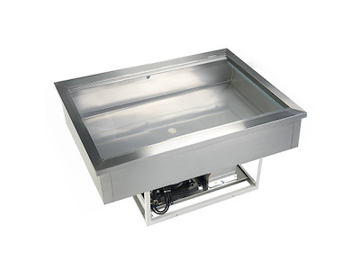 Cooling well 68 ltr 2xGN1/1 2-8C built-in