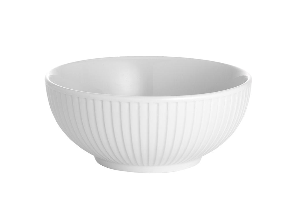 Bowl Plissé 60 cl 15 cm White
