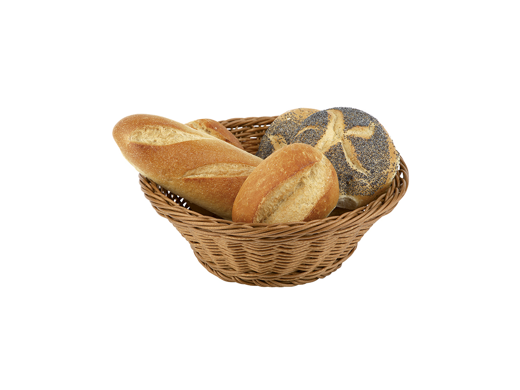 Bread basket round Ø25.5 cm H 8.5 cm natural