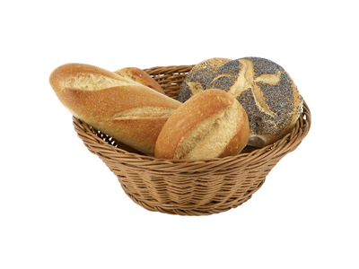 Bread basket round Ø25.5 cm H 8.5 cm natural