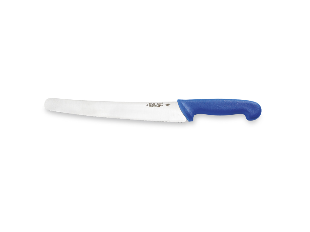 Universal knife, 25 cm, Granton, Blue