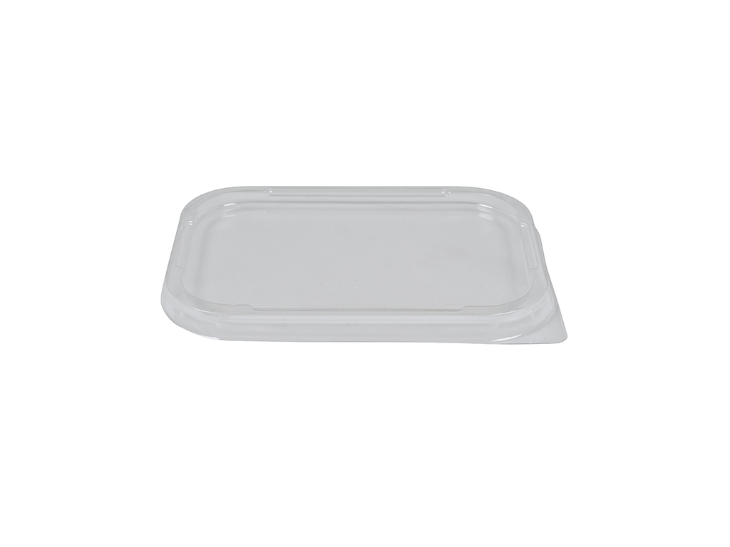 Lid for Alu Tray 500 ml clear plastic 110-P