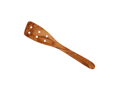 Palette 30 cm with holes olive wood