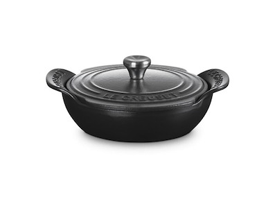 Le Creuset Gourmand cocotte 13 cm diameter with lid