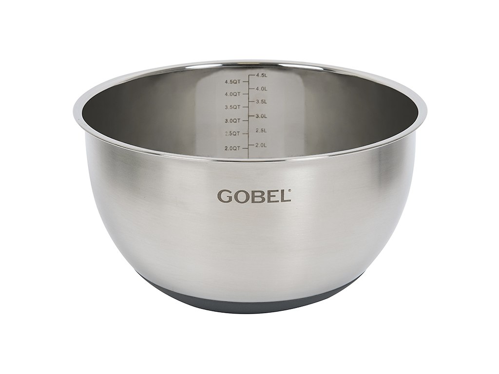 Whisk bowl RF with silicone bottom Ø24cm