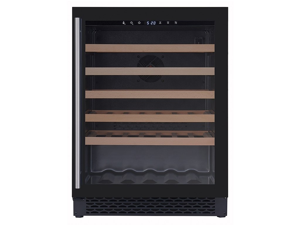 Wine cooler 46 bottles 127 l.+5/+20 Black