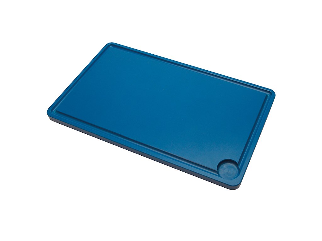 Cutting Board with Plastic Blue Size 50x30x2mm