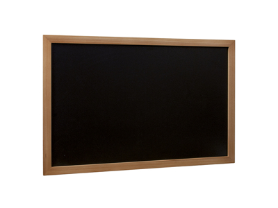 Board 40x60 cm teak lacquered wood frame
