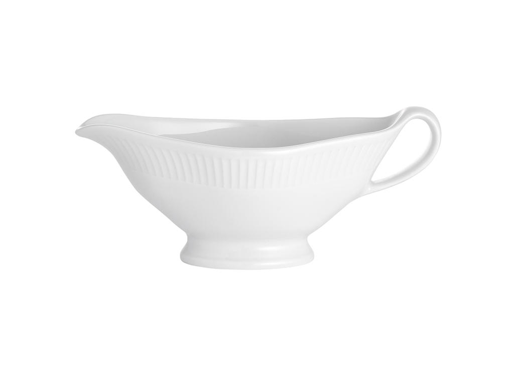 Sauce Jug Plissé 32 cl 20.5x9.5 cm White