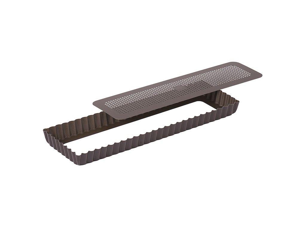 Pie dish Non-stick perf. w/Loose bottom 34x