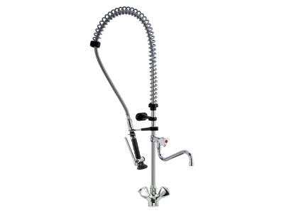 Shower 2 handles with swivel spout