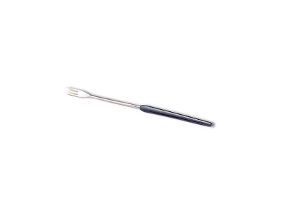 Fondue fork w. 3 prongs and plastic handle