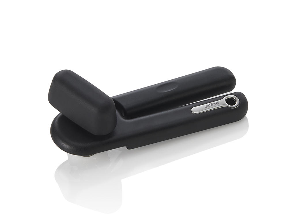 Can opener Black Plastic 17.8cm