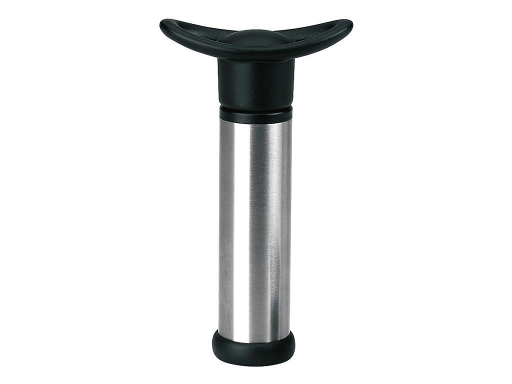 Wine pump with 2 stoppers