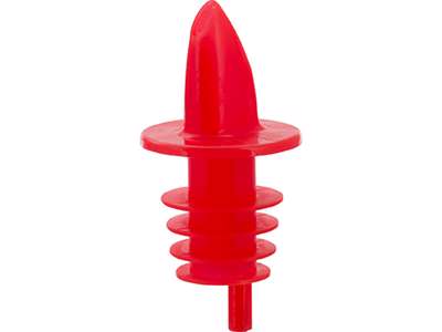 Pouring plug Jet-Pour Red plastic