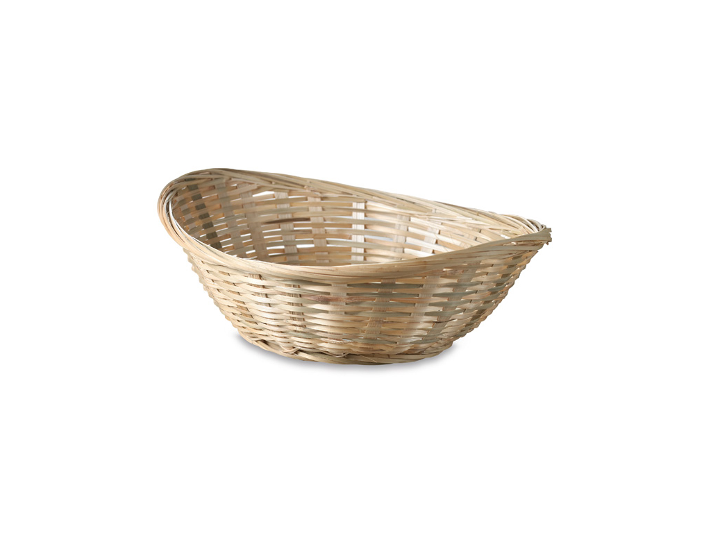 Bread basket oval bamboo 25 x 19 x 6.5