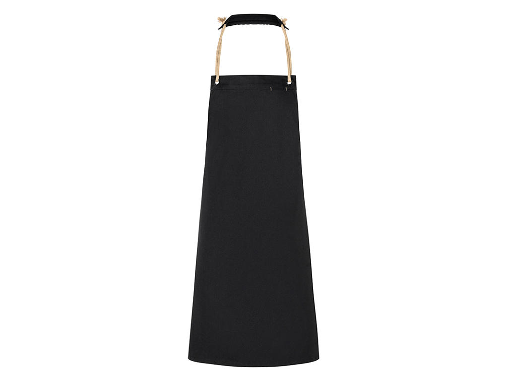 Apron Black with String 70x85 cm