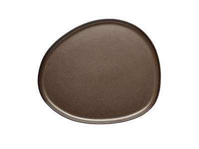 RAW plate 29x25cm Metallic brown