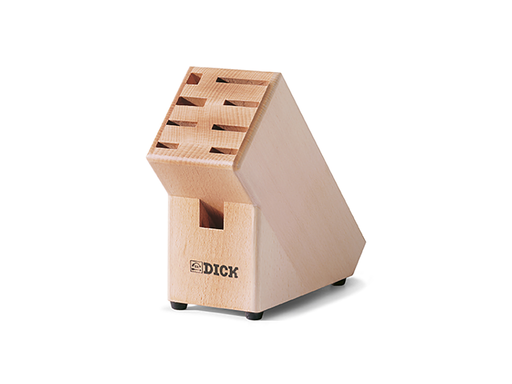 Knife block without contents, 9 compartments, F. Dick