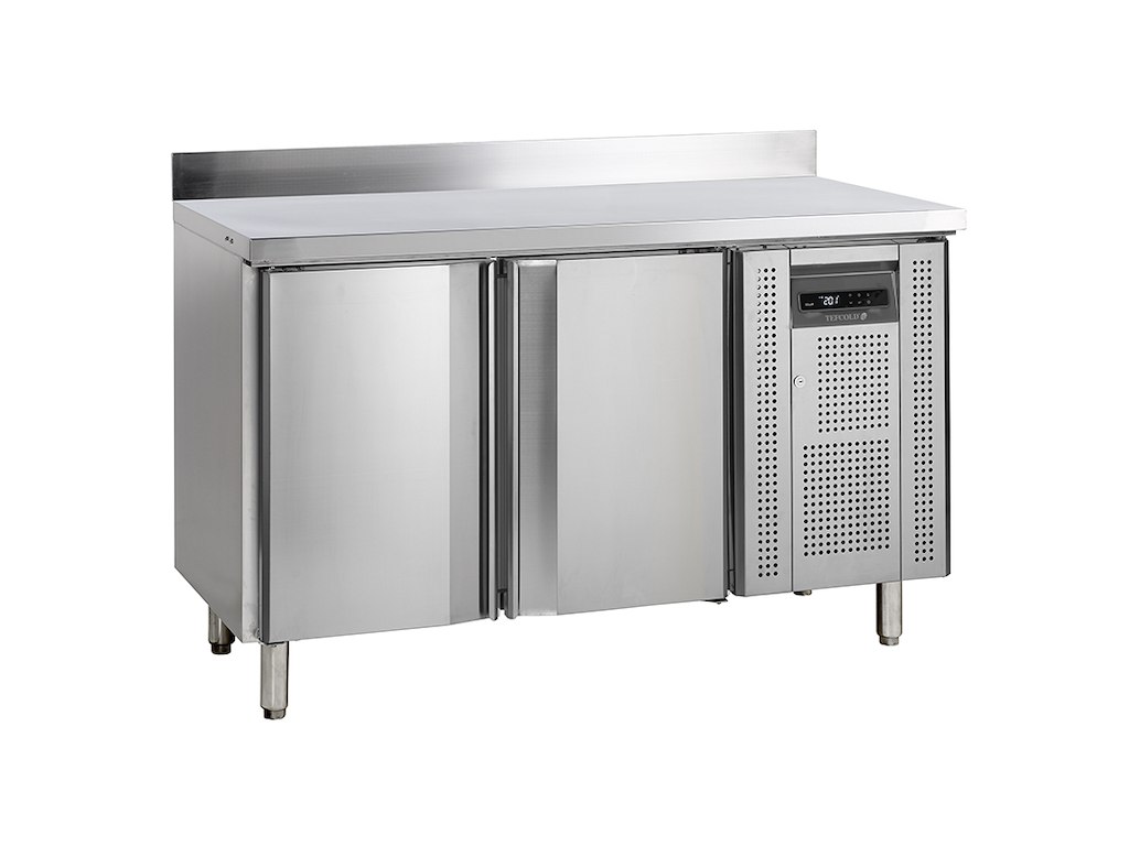 Freezer display 2 doors w/back edge