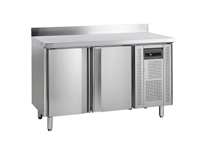 Freezer display 2 doors w/back edge