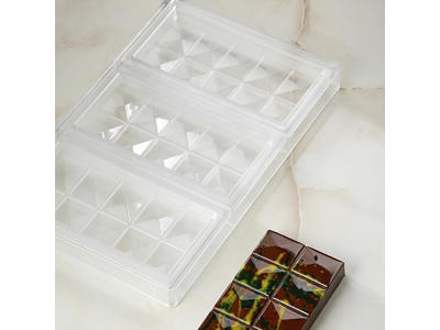 Pavoni Dubai chocolate mold 3 pcs 200 g
