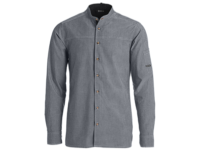 Chef shirt long sleeve gray M